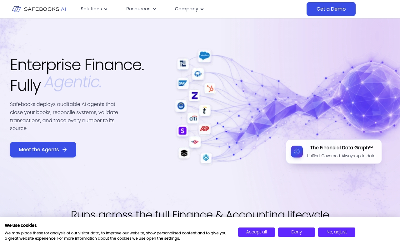 Safebooks AI website