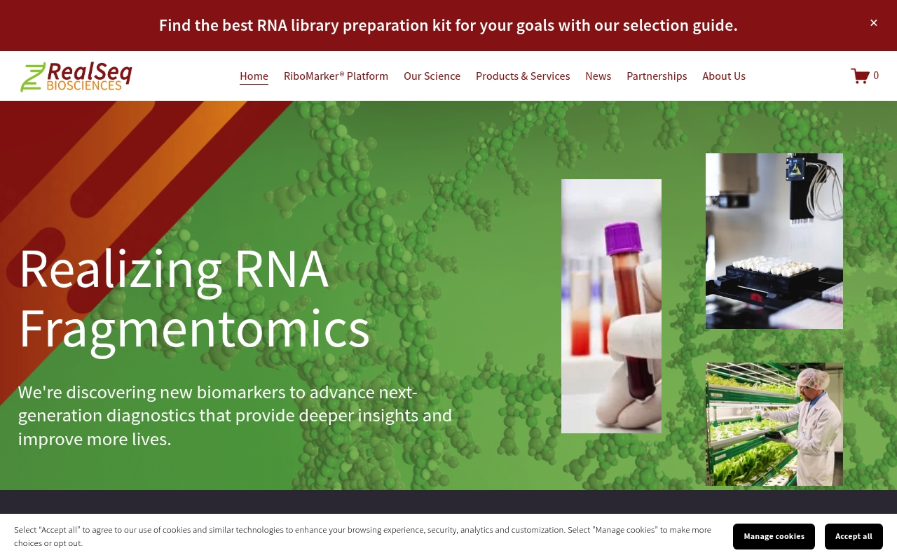 RealSeq Biosciences website