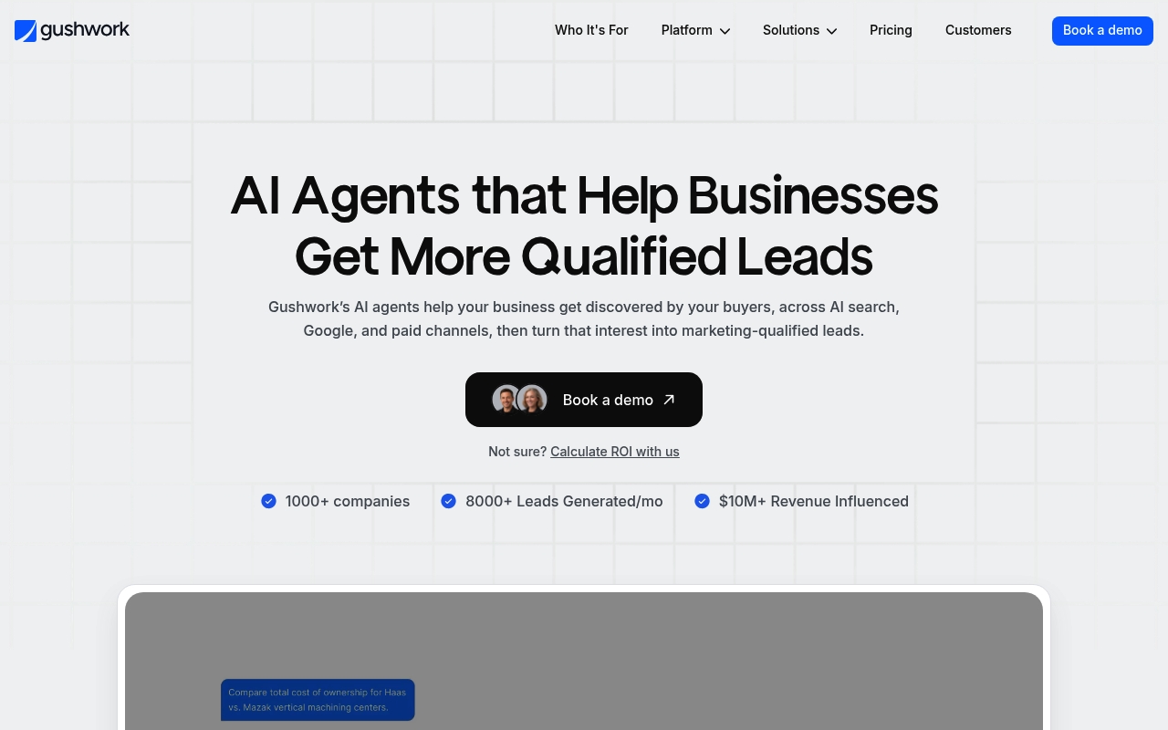 Gushwork website