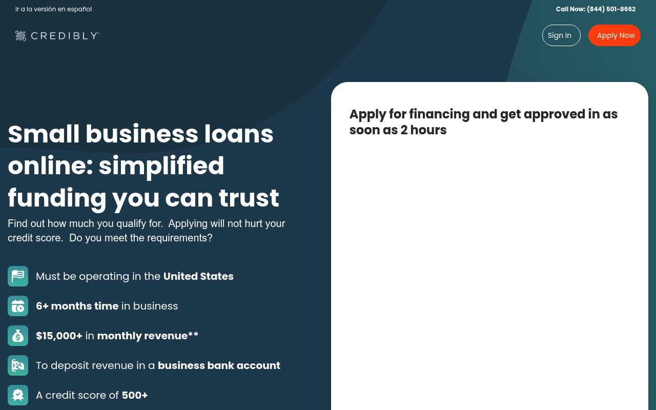 Credibly website