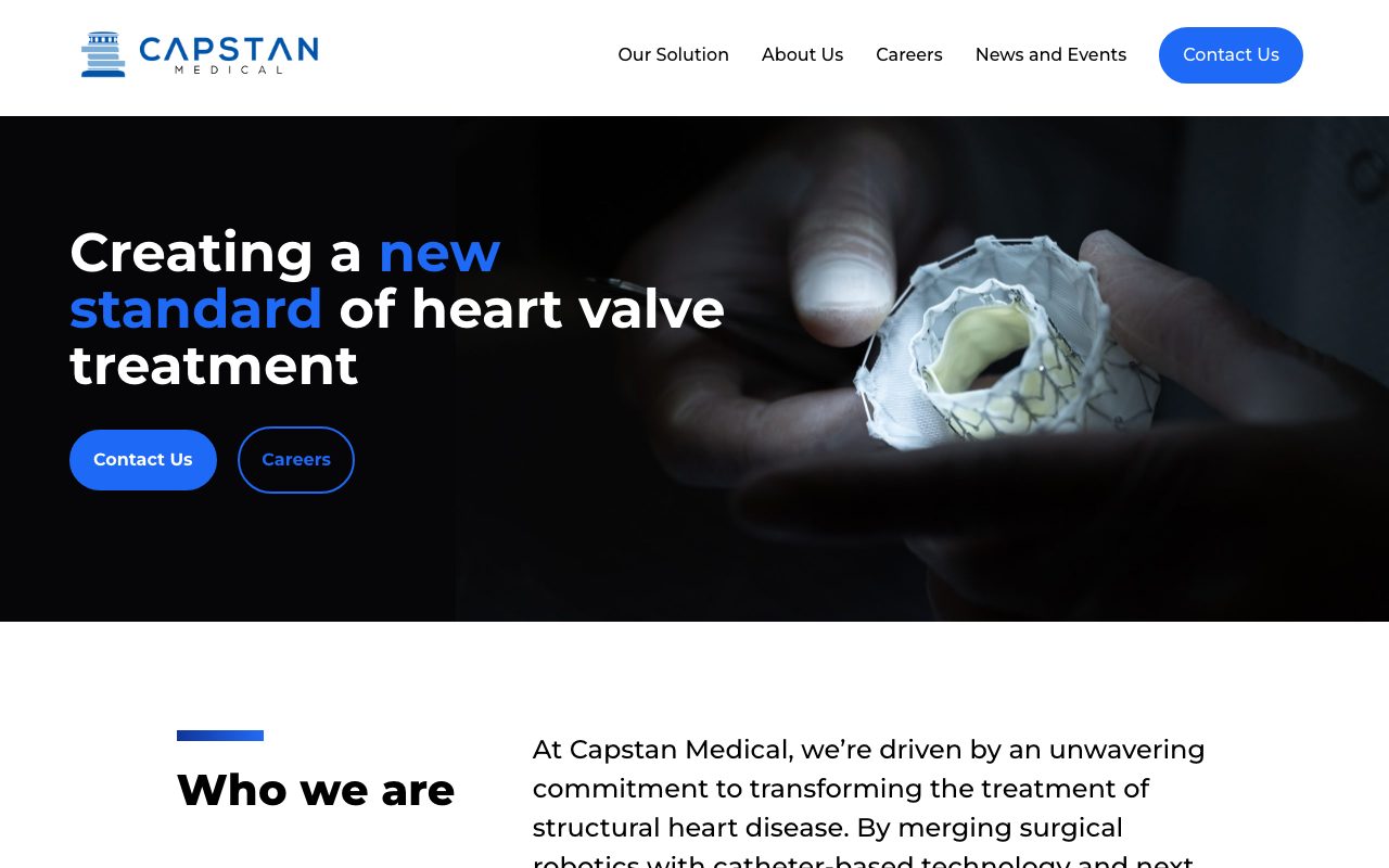Capstan Medical website