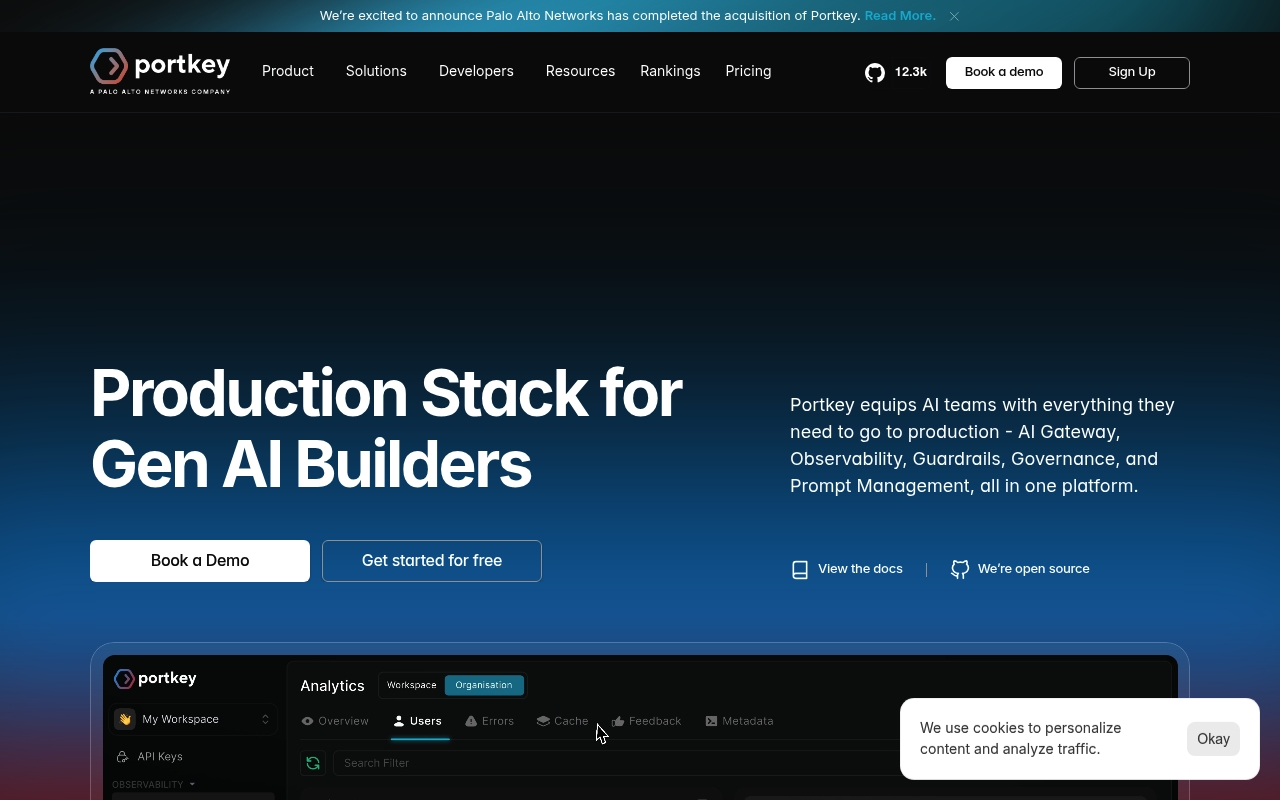 Portkey website