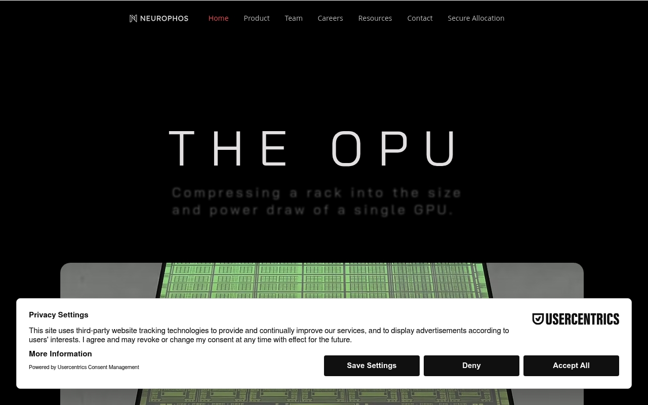 Neurophos website