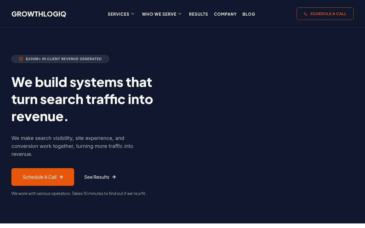 Growth Logiq website