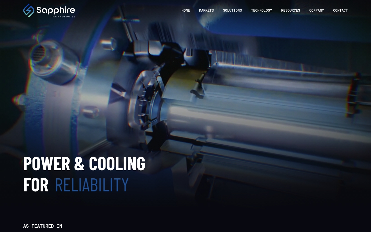 Sapphire Technologies website
