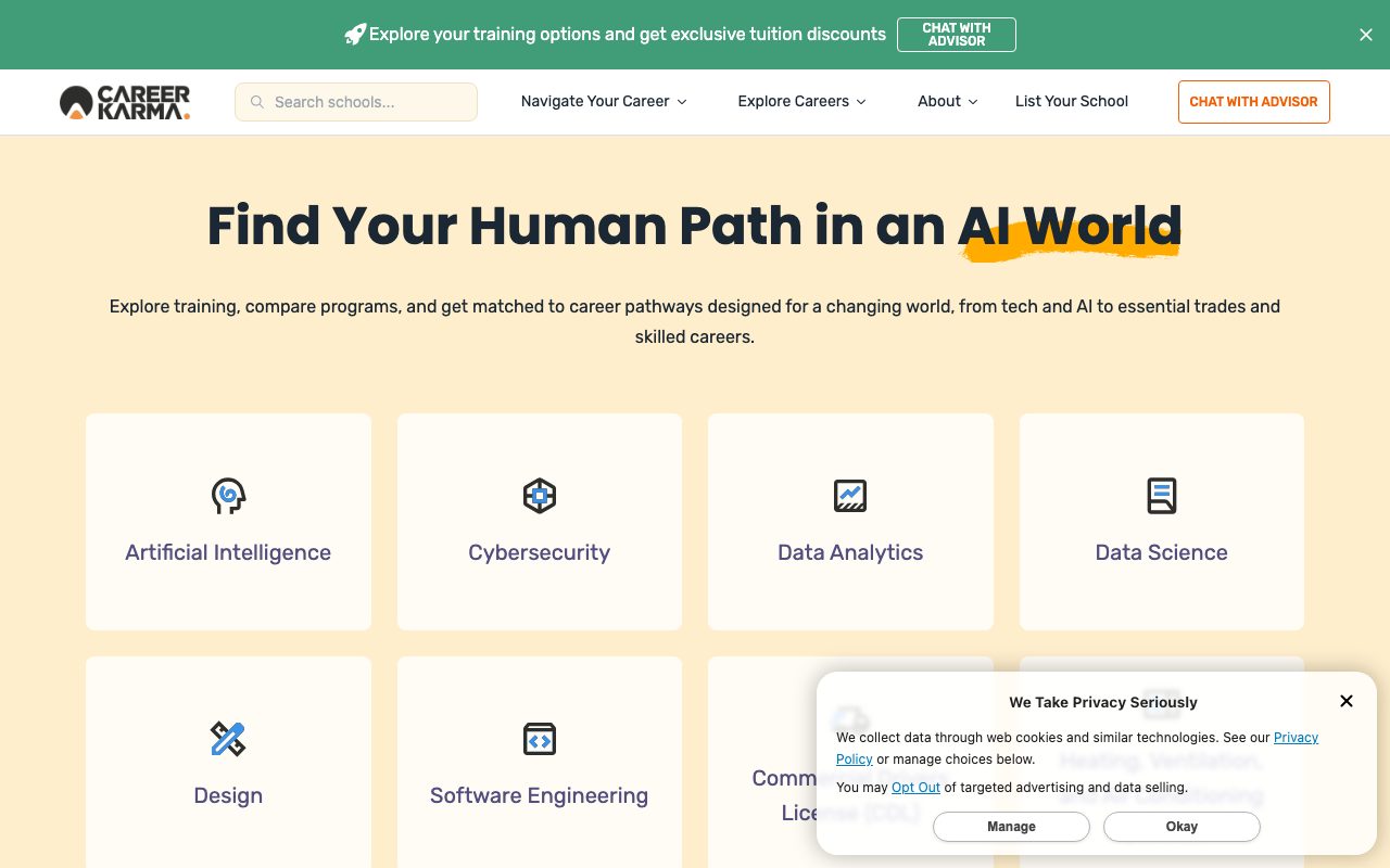 Career Karma website