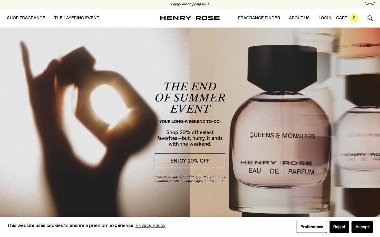 Henry Rose website