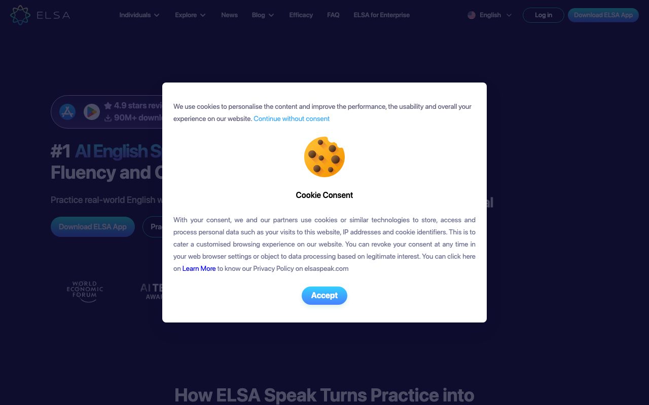 ELSA website