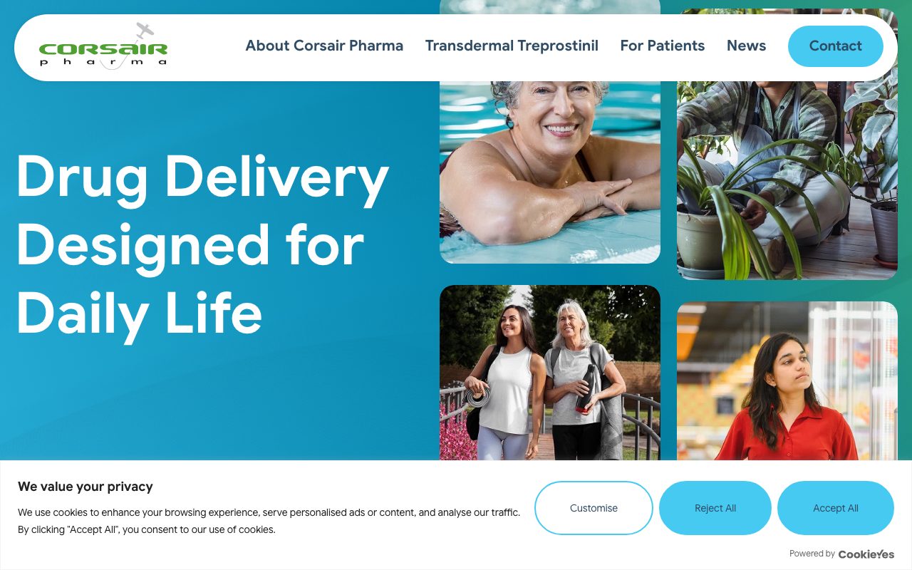 Corsair Pharma website