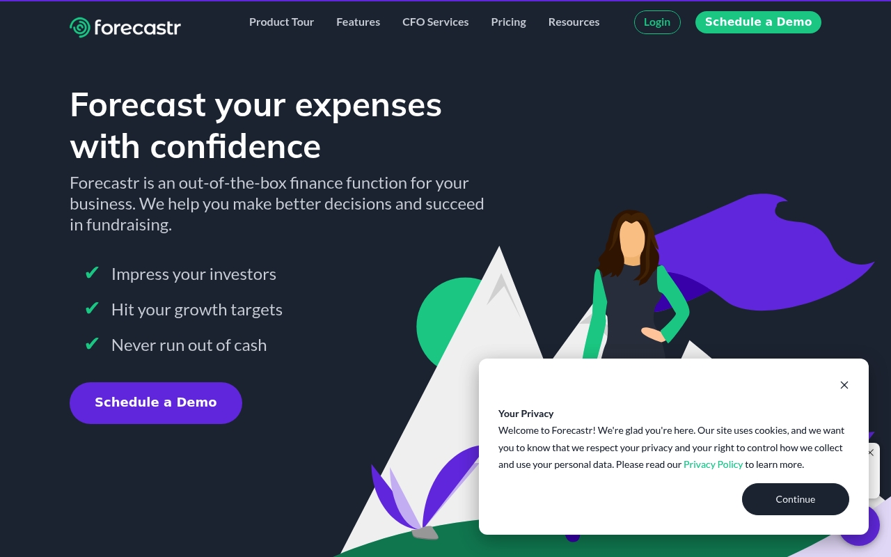 Forecastr website