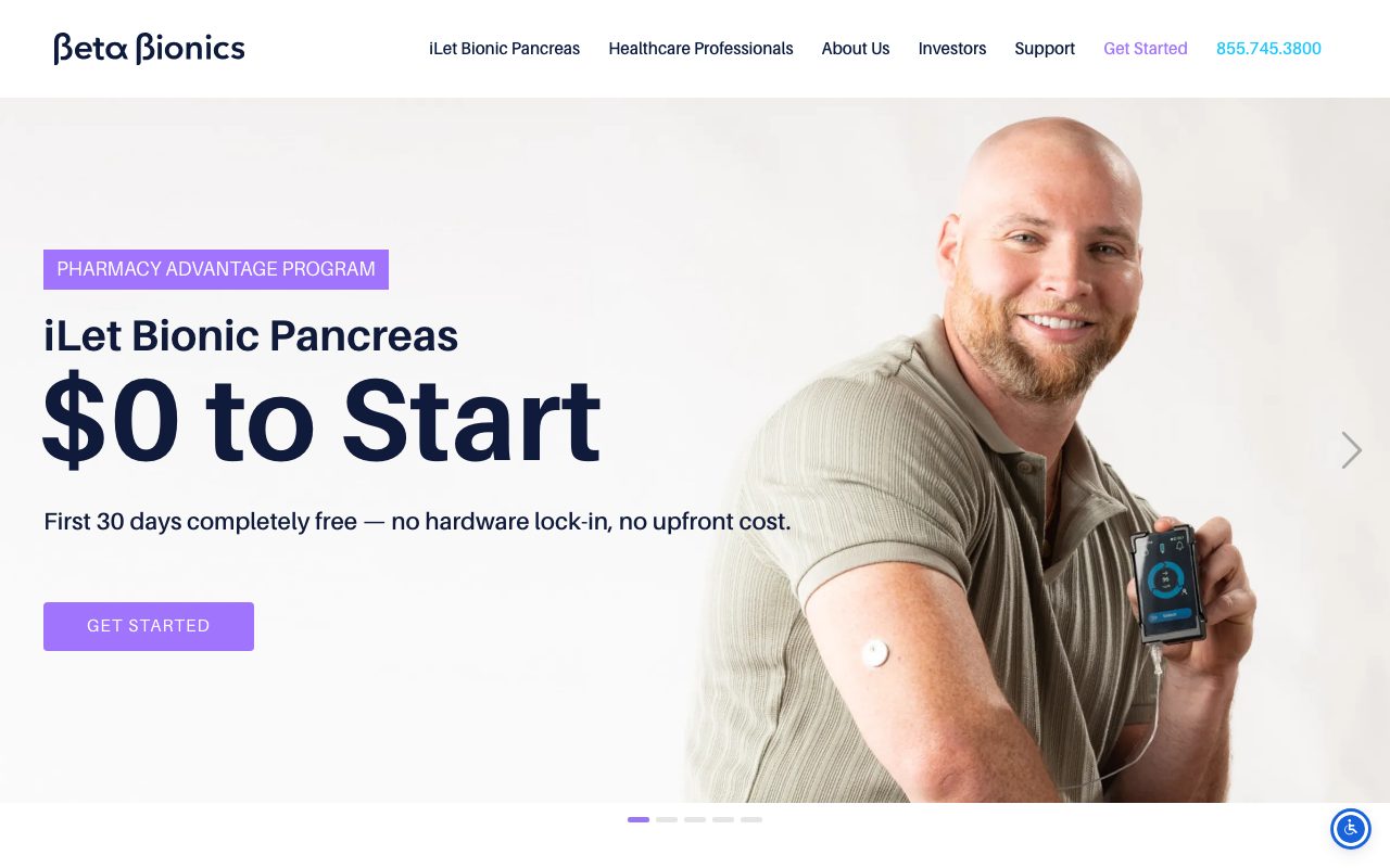 Beta Bionics website