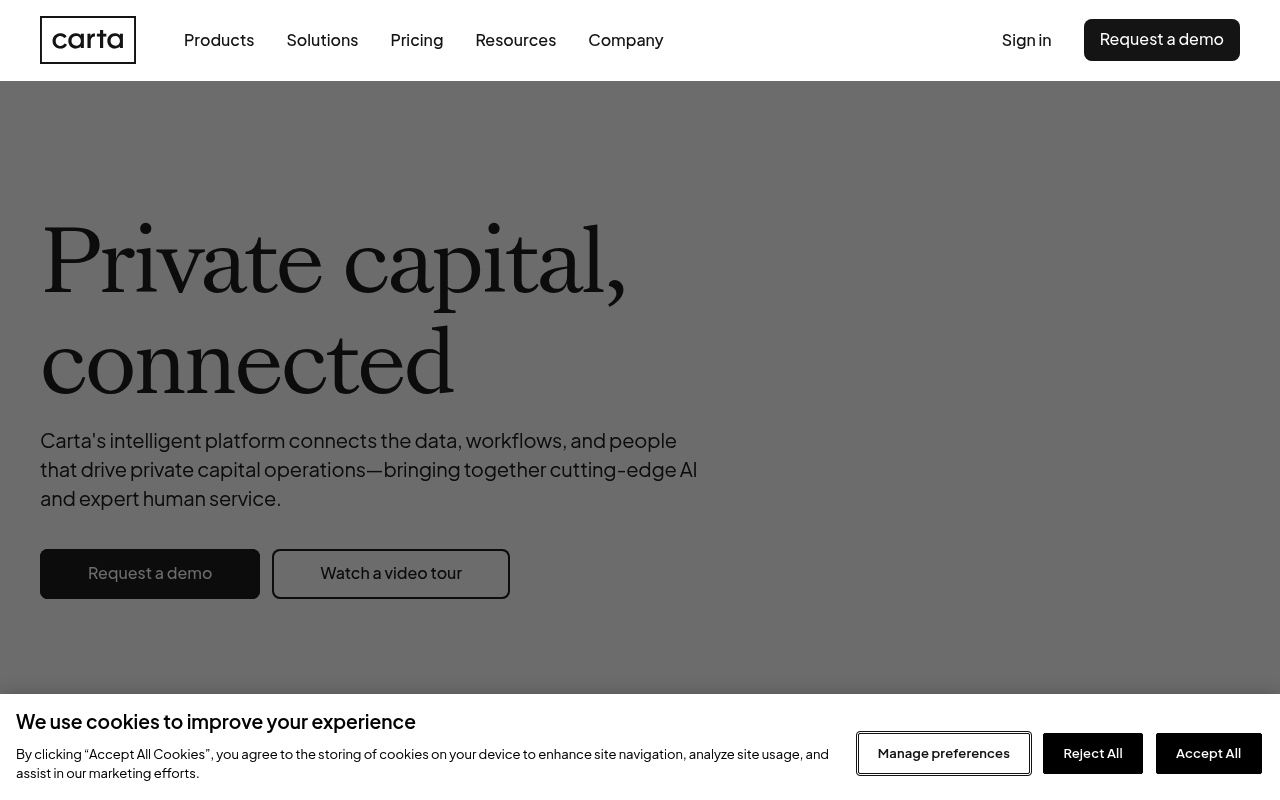 Carta website