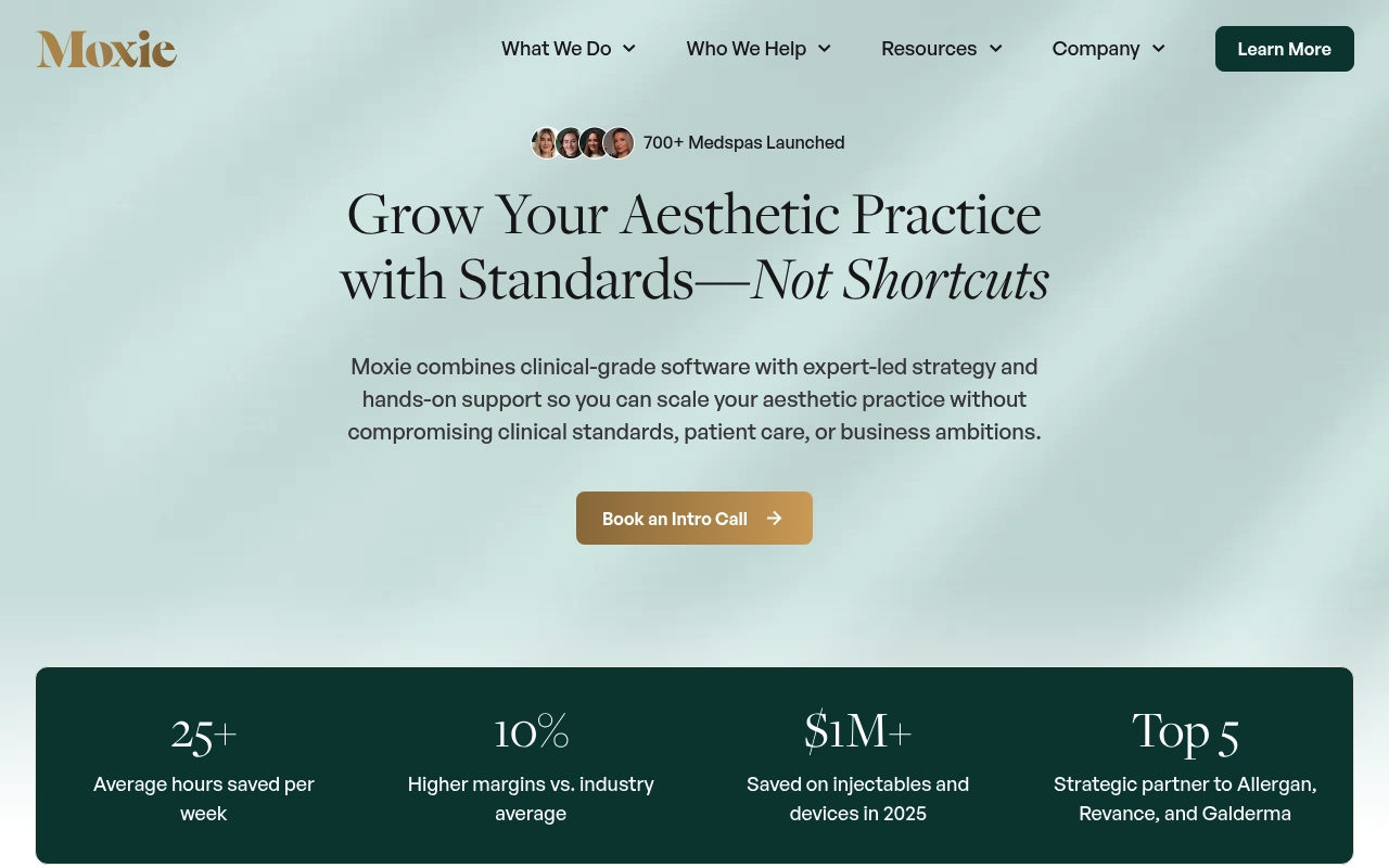 Moxie website