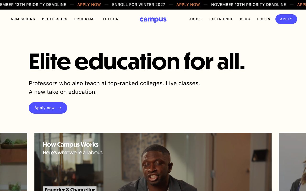Campus website