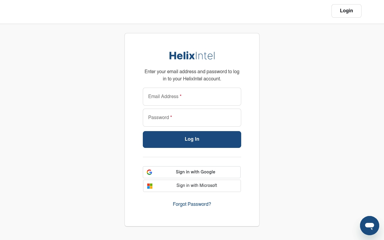 HELIXintel website
