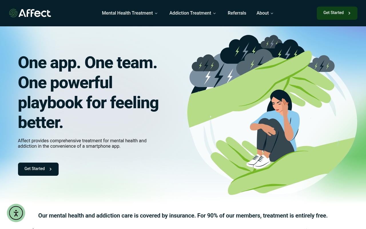 Affect Therapeutics website