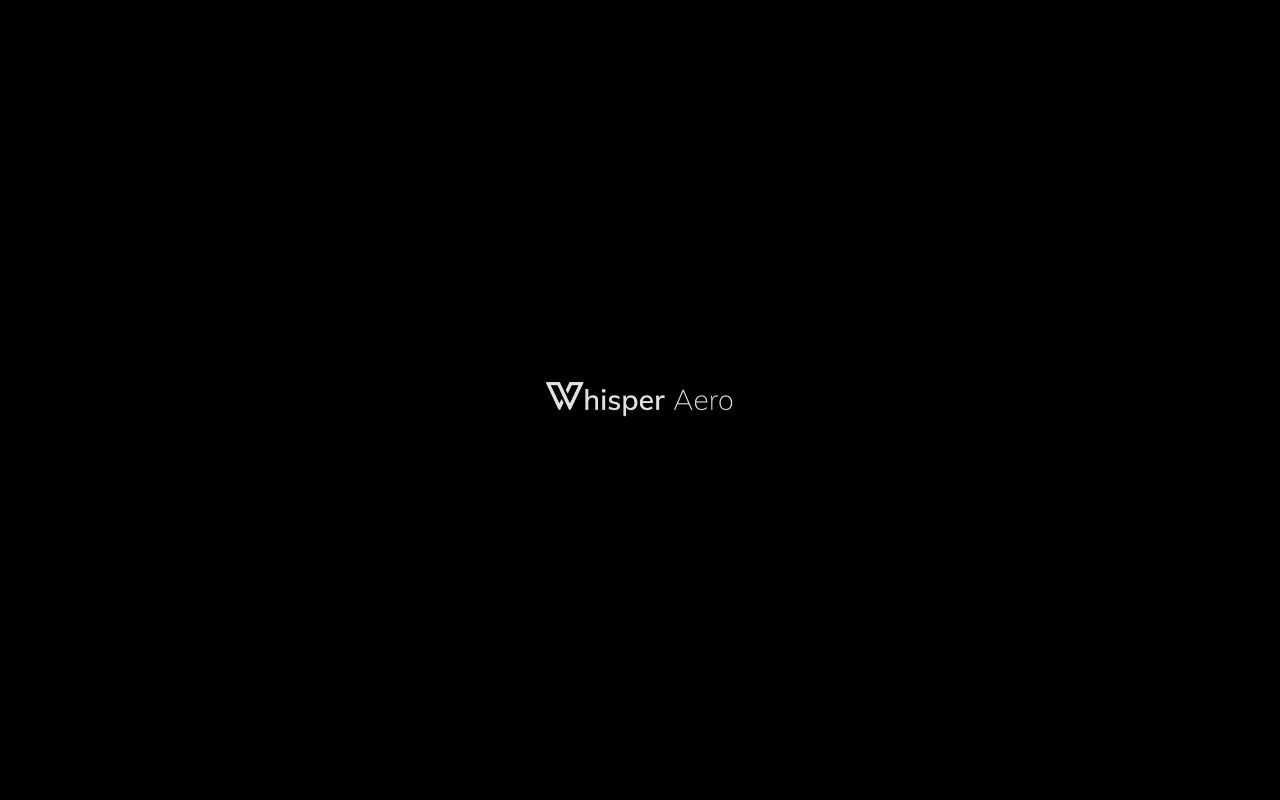 Whisper Aero website