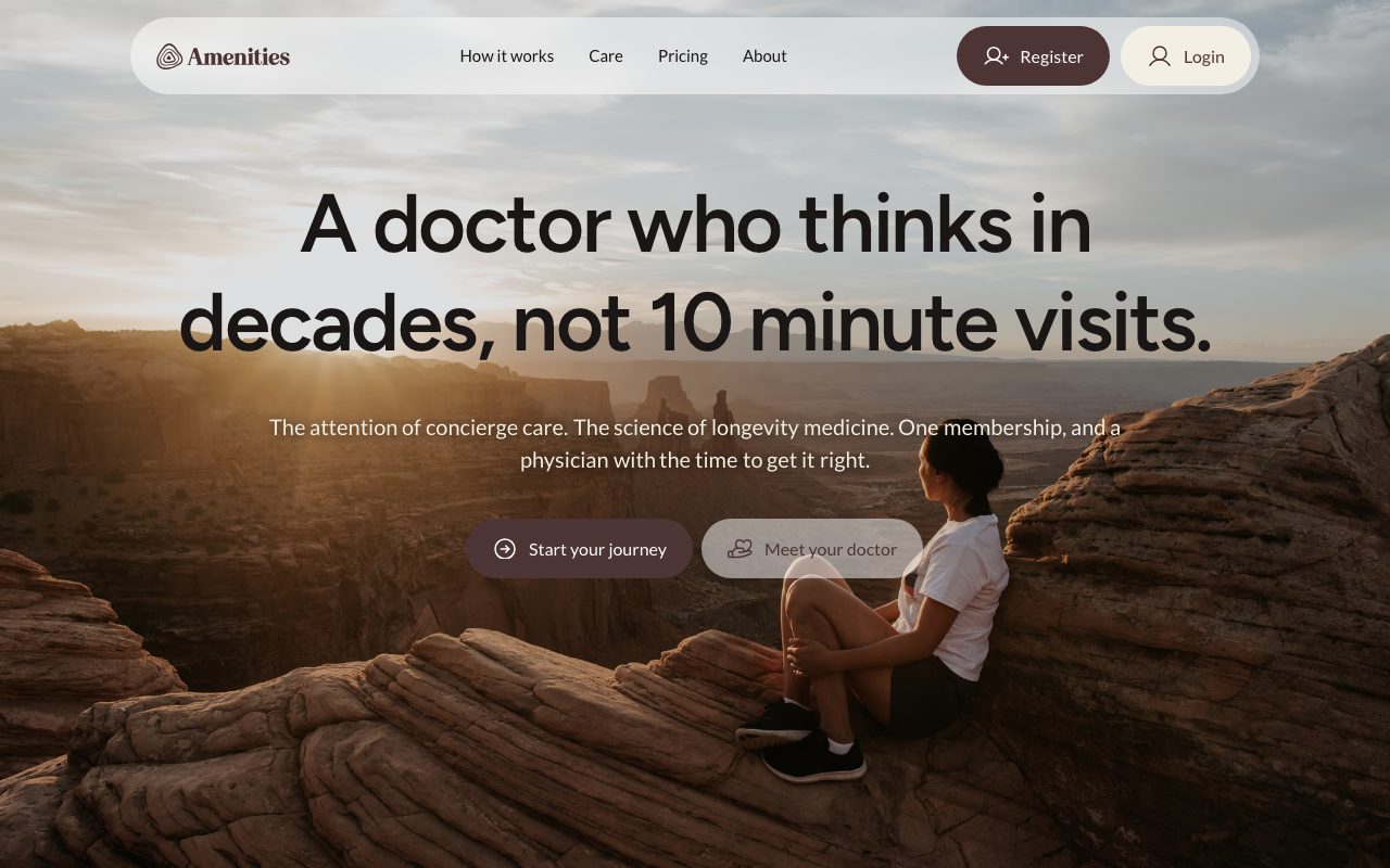 Amenities website