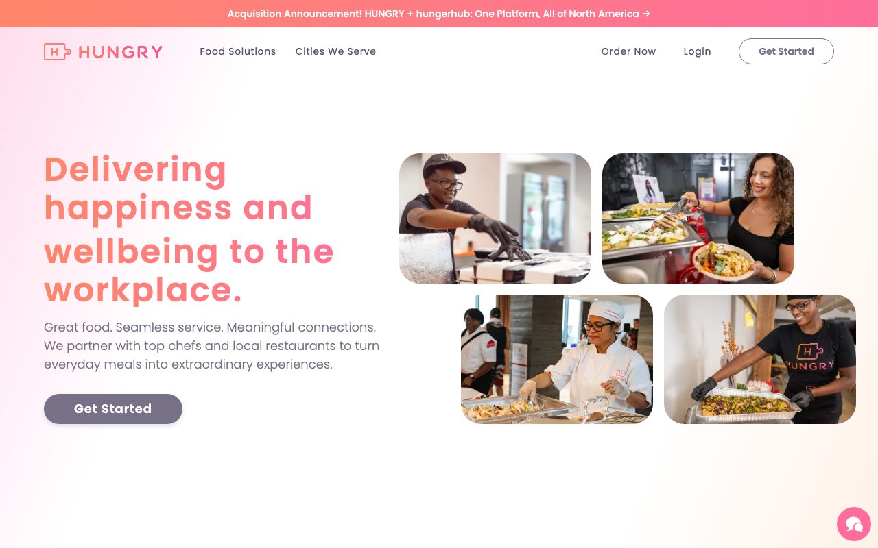 Hungry Marketplace website