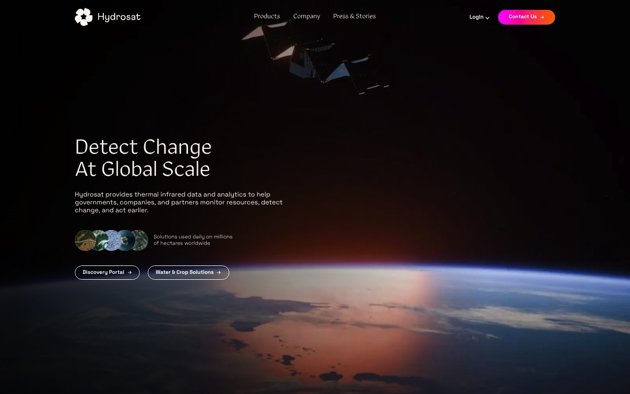 Hydrosat website