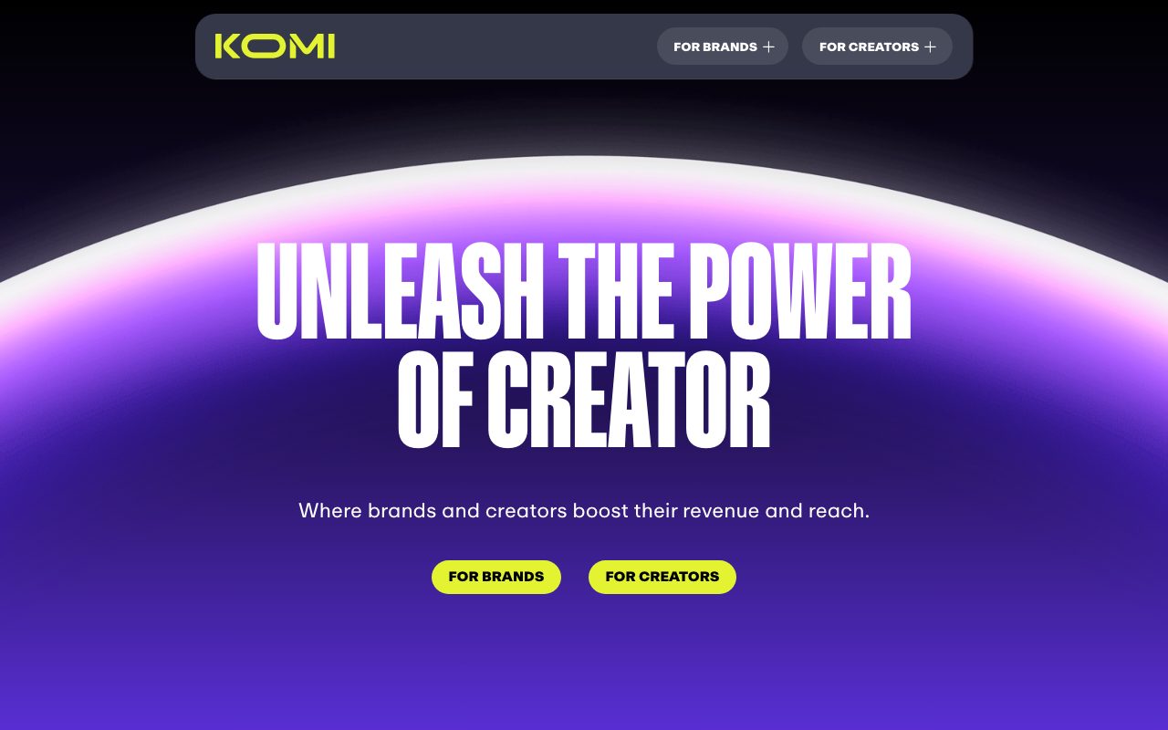 Komi website