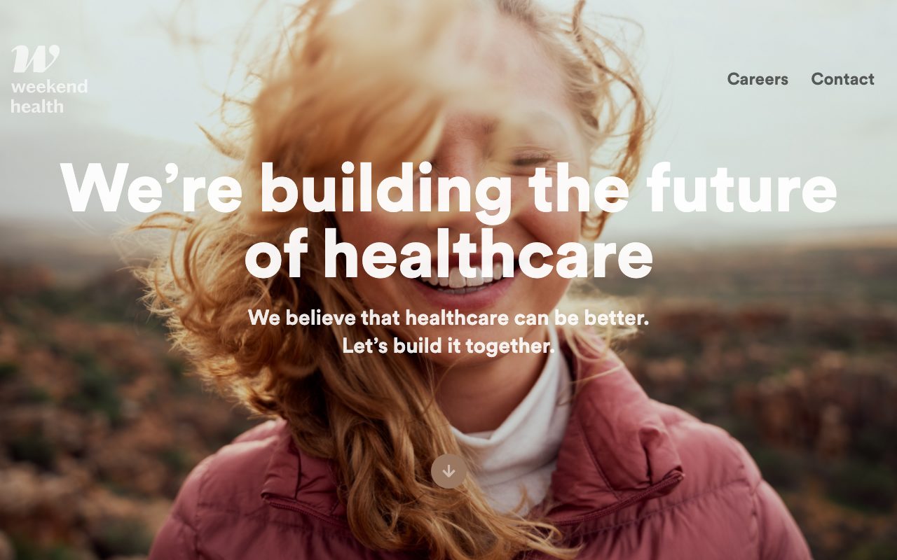 Weekend Health website