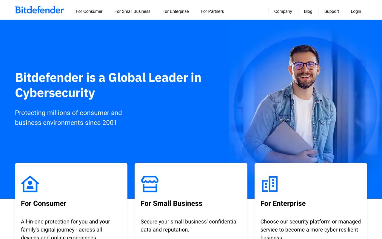 Bitdefender website