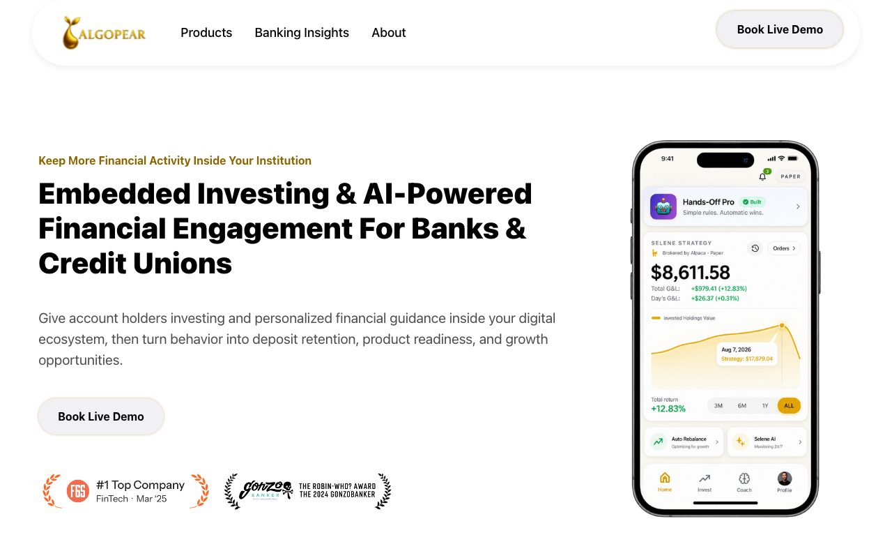 AlgoPear website
