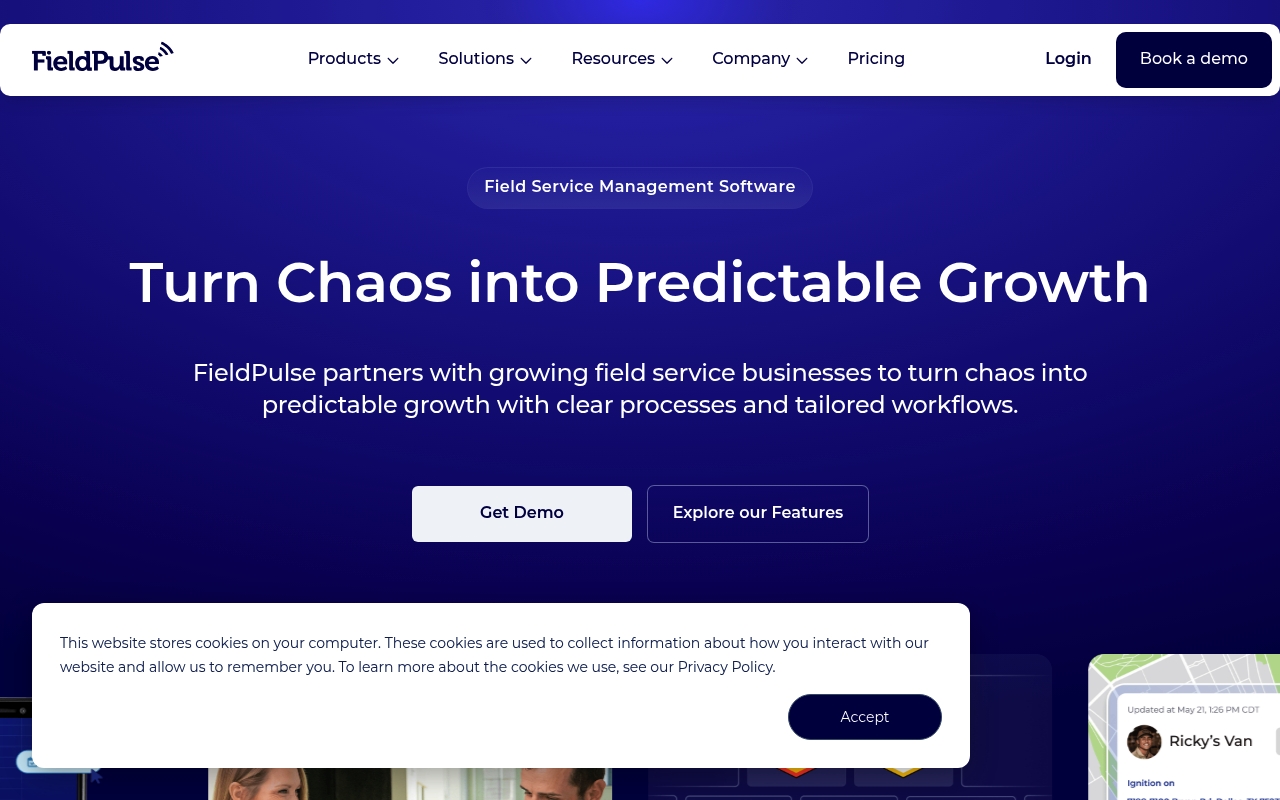 FieldPulse website