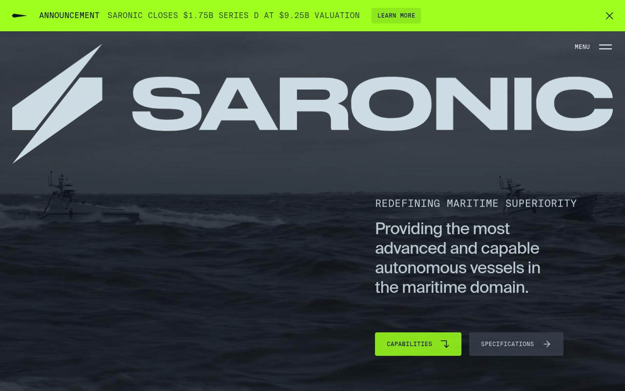 Saronic website