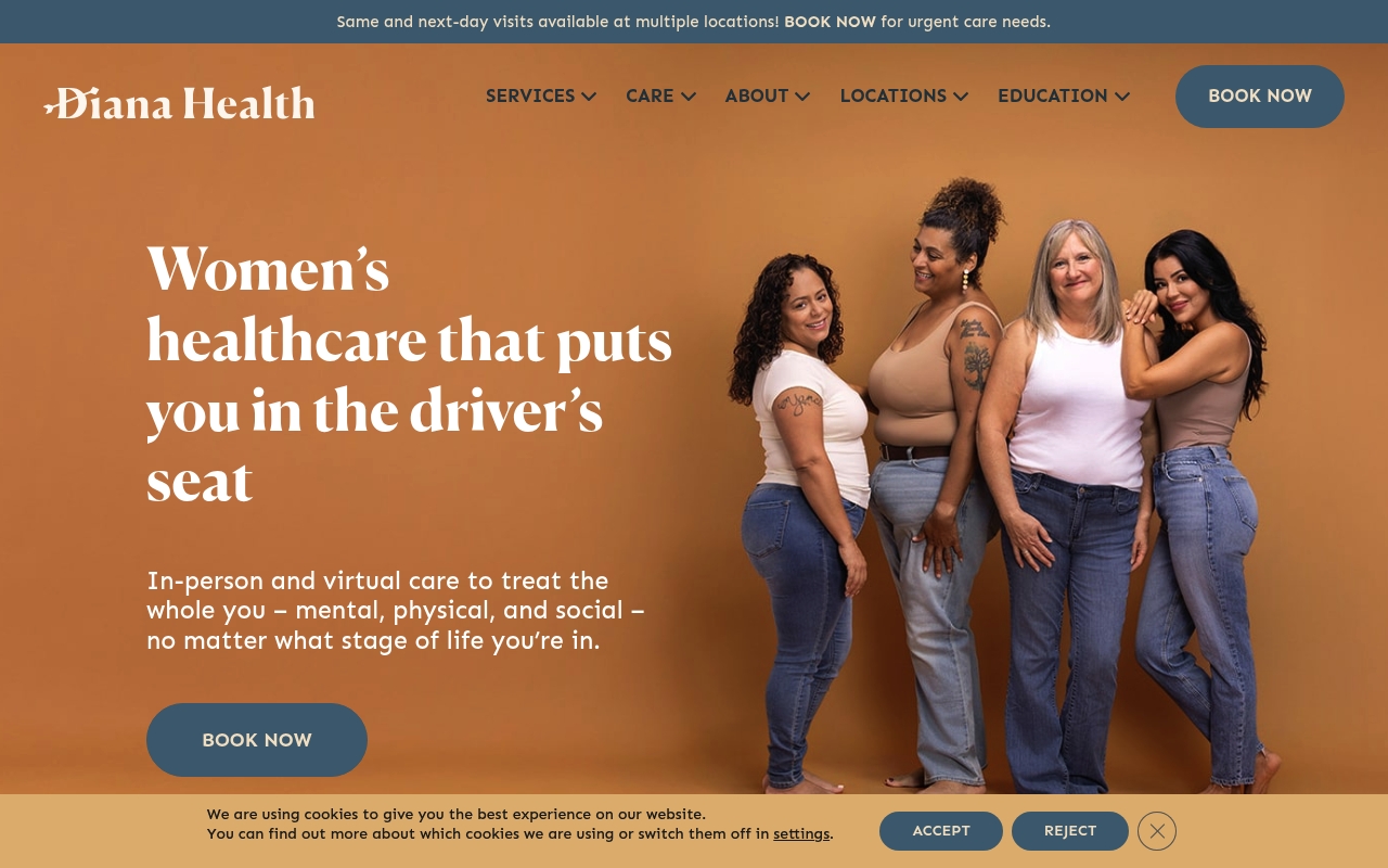 Diana Health website