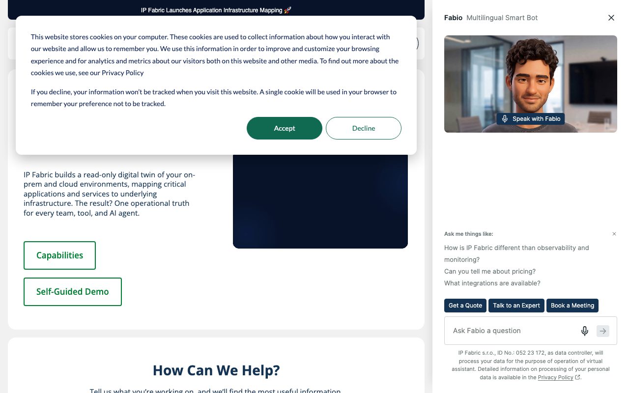 IP Fabric website