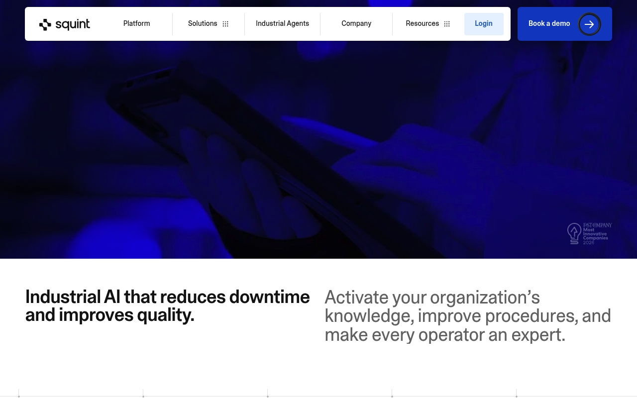 Squint website