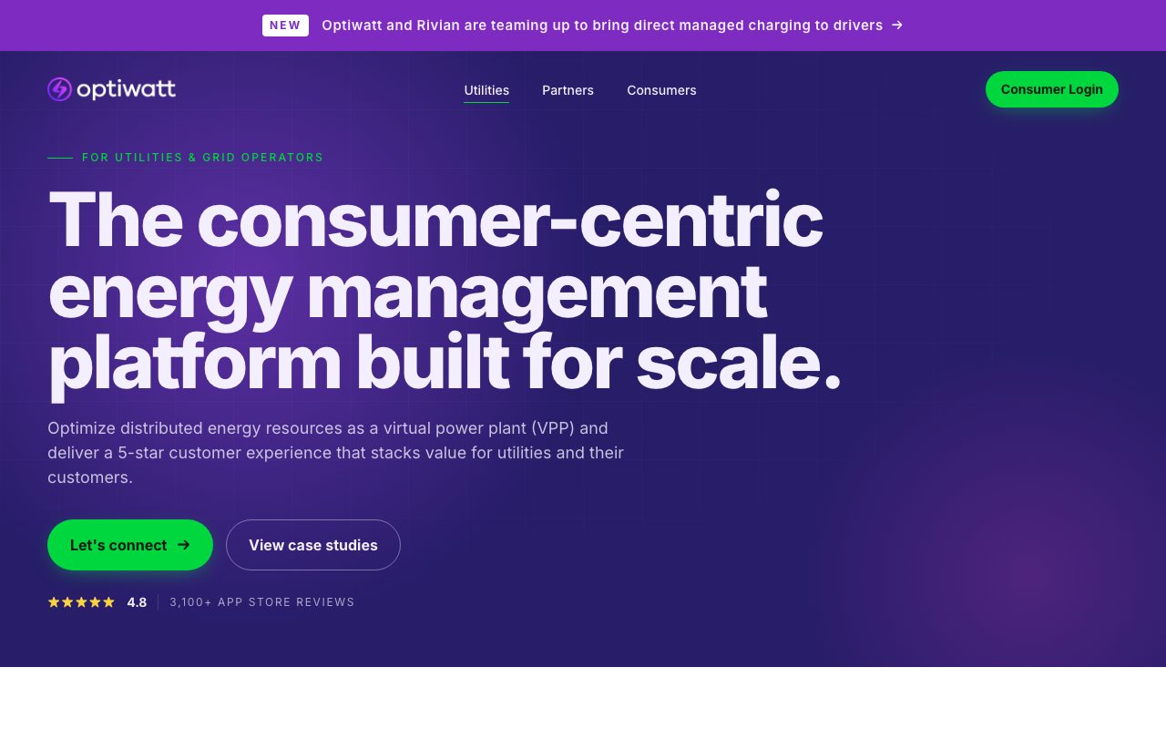 Optiwatt website