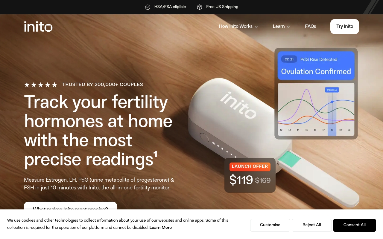 Inito website