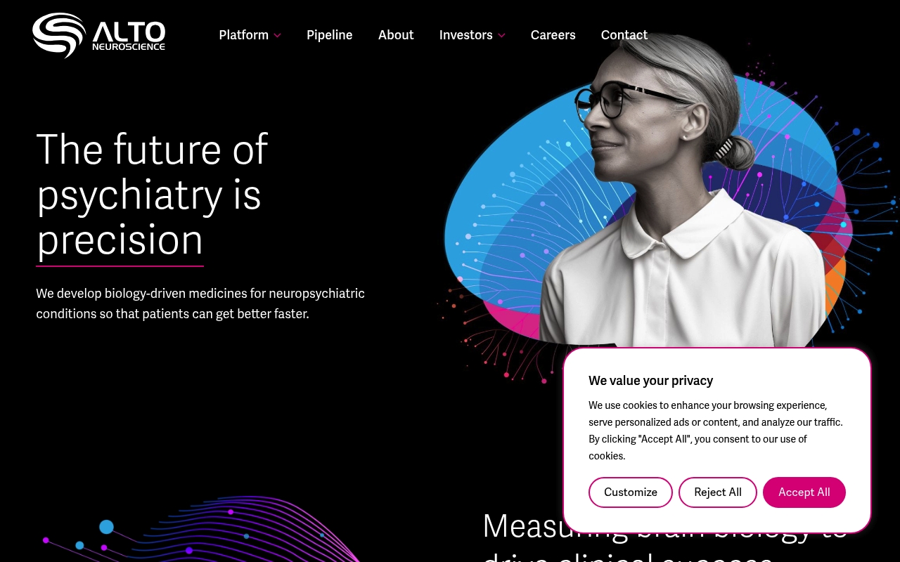Alto Neuroscience website