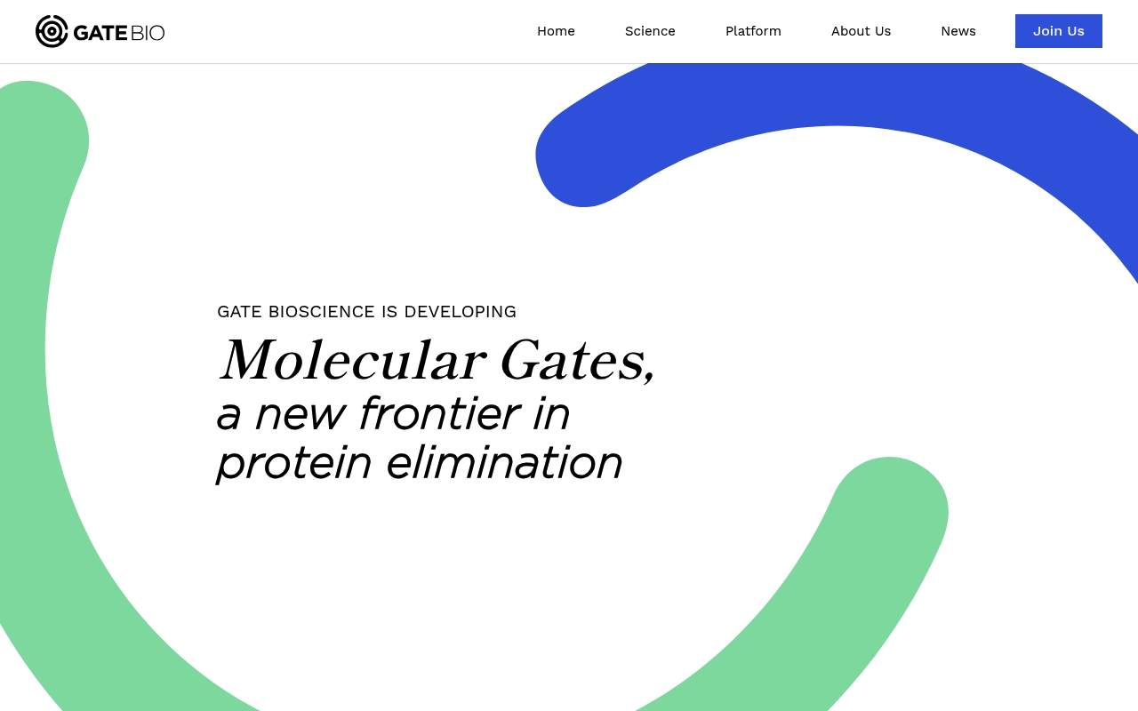 Gate Bioscience website