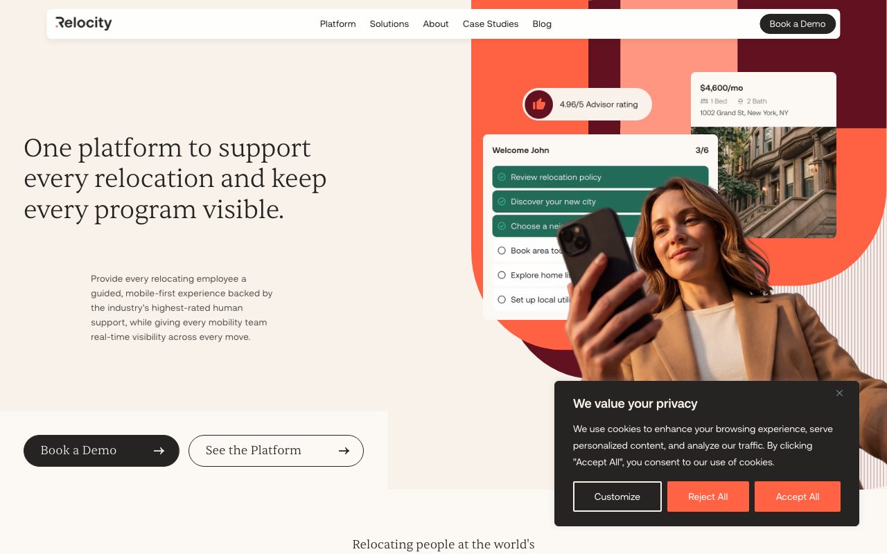 Relocity website