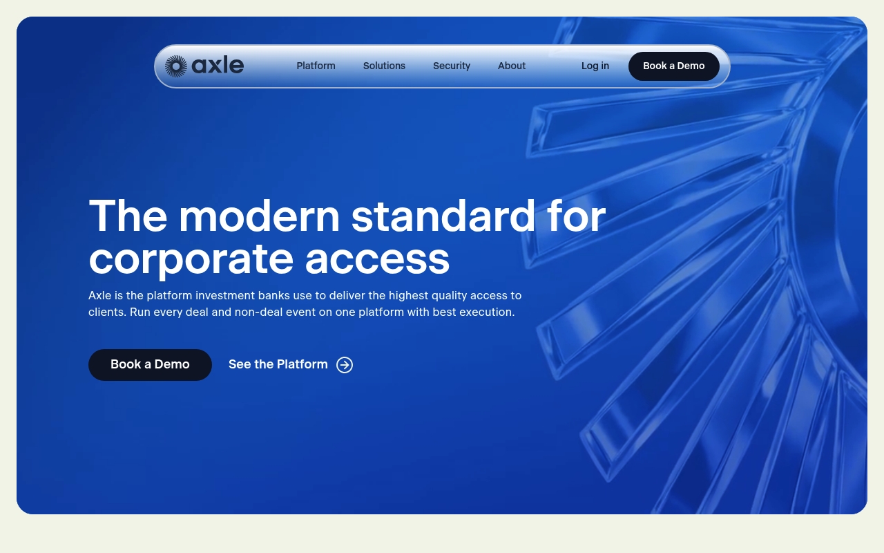 Axle website