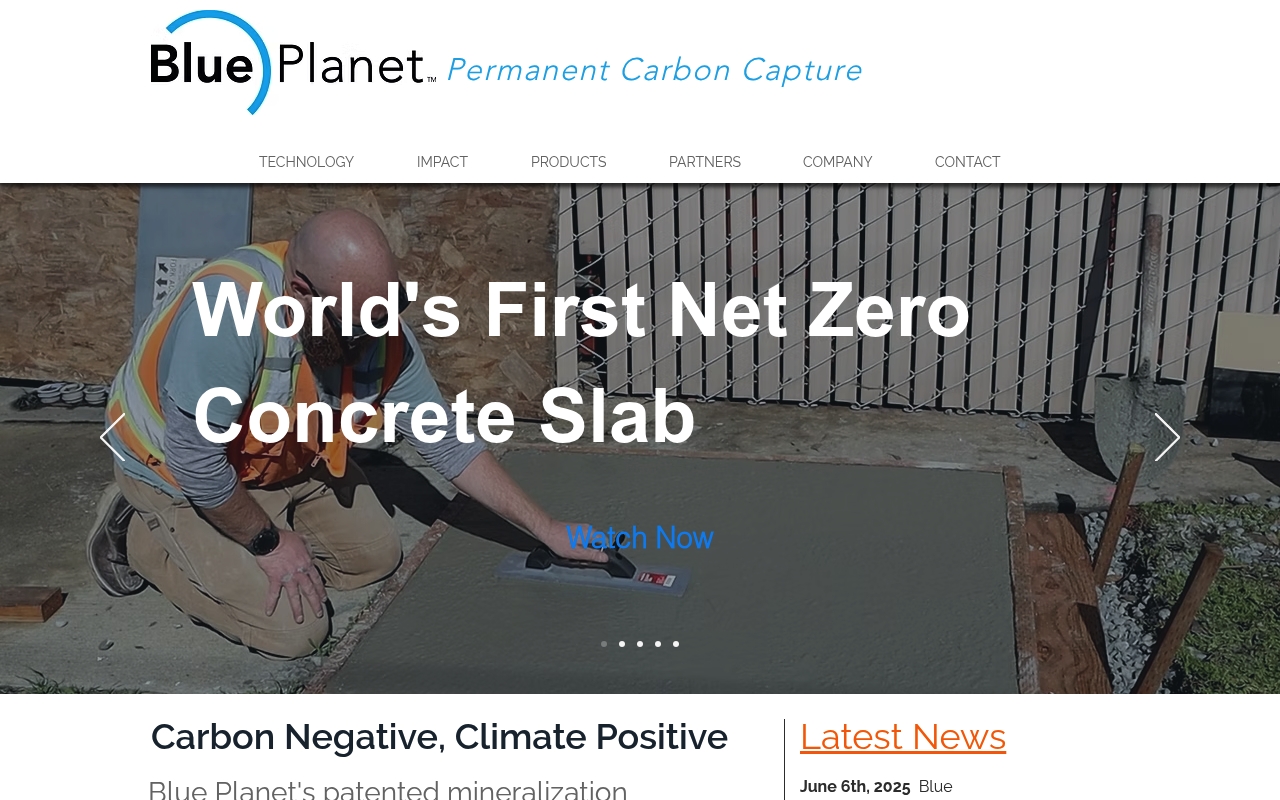 Blue Planet website