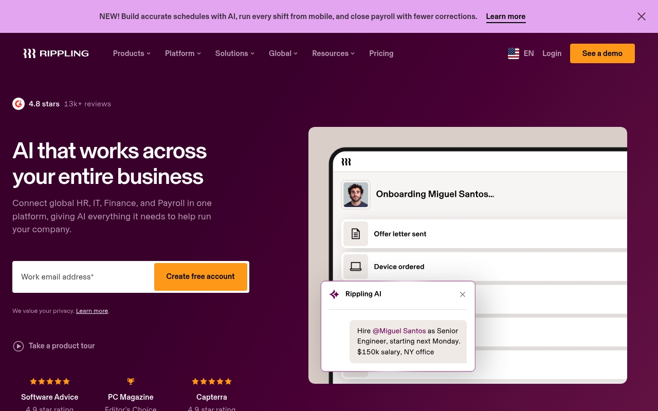 Rippling website