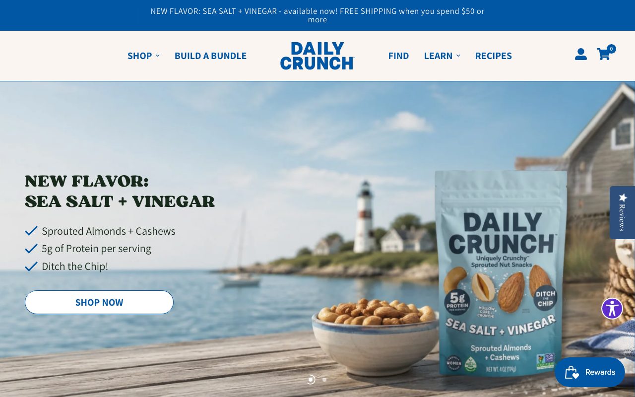 Daily Crunch website