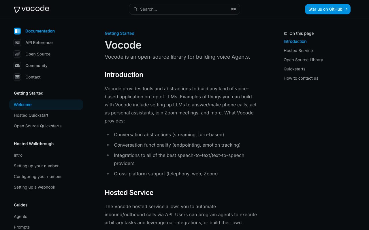 Vocode website