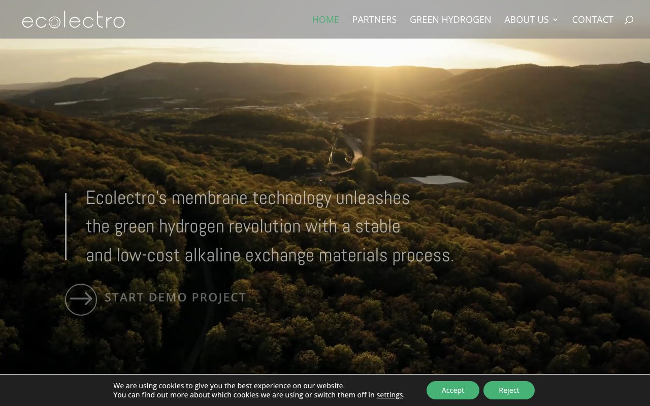 Ecolectro website