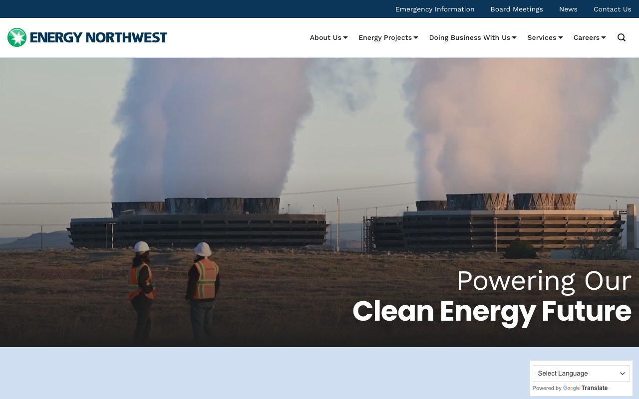 Energy Northwest website