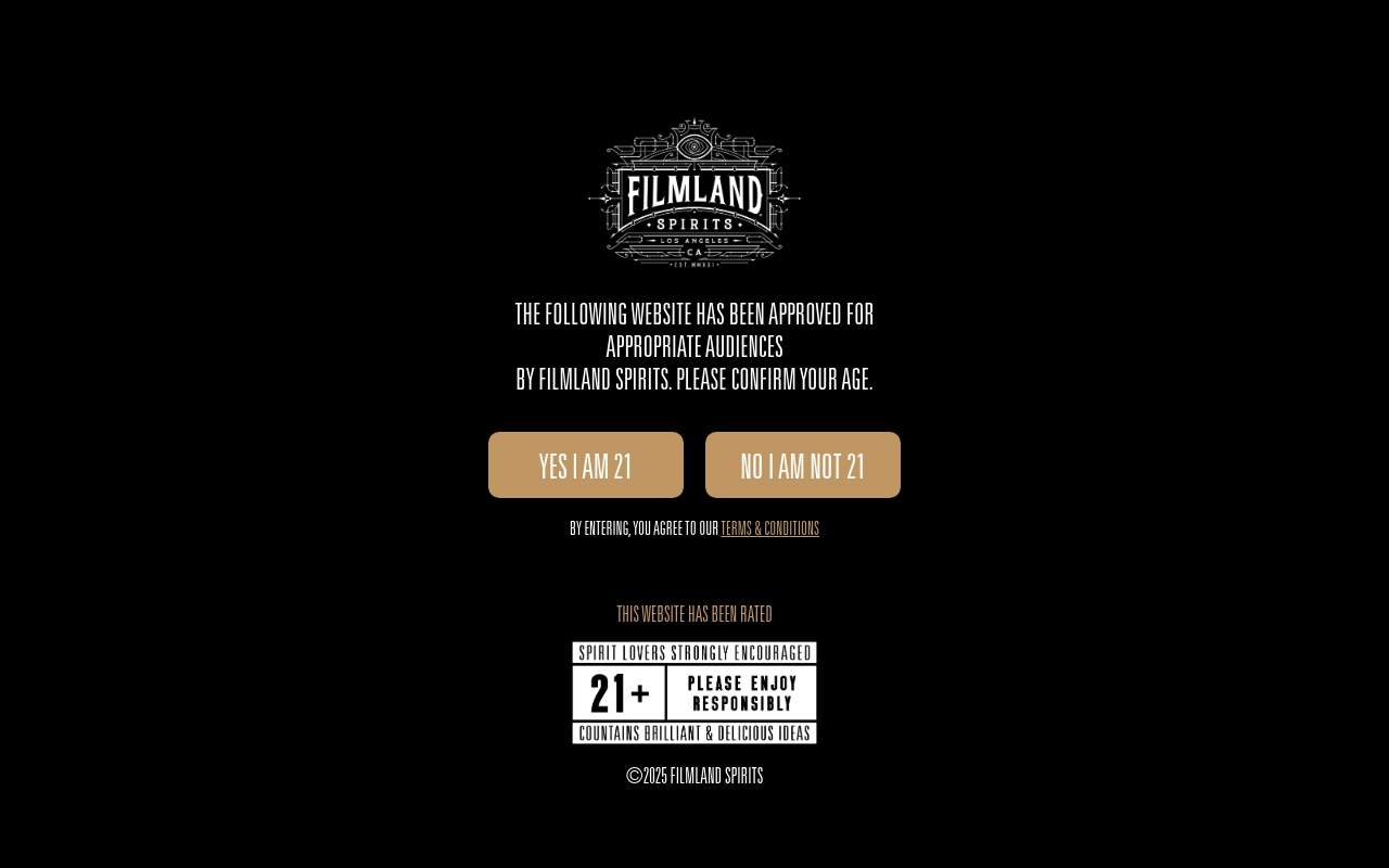 Filmland Spirits website