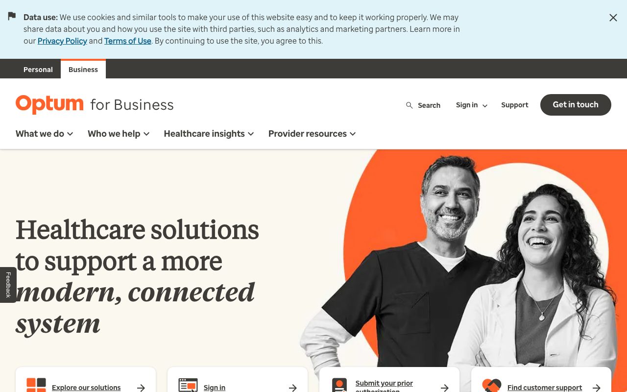 Change Healthcare website