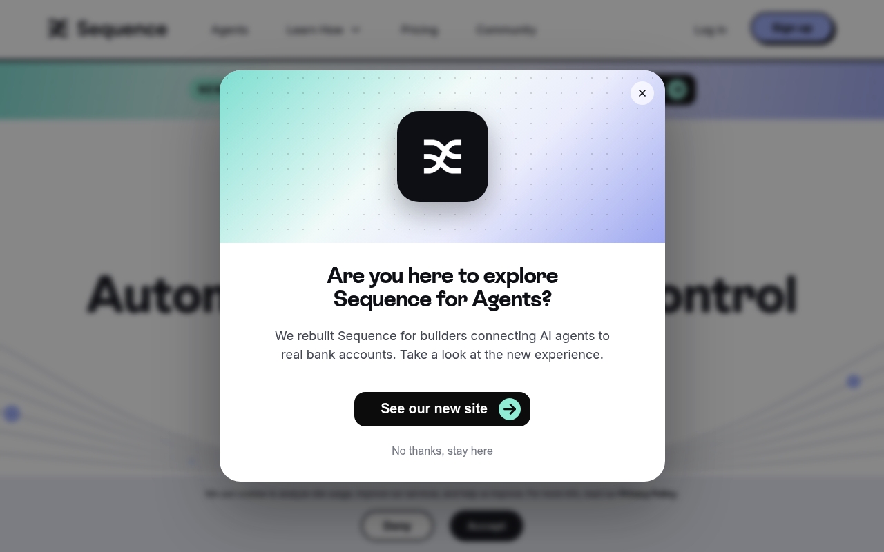 Sequence website