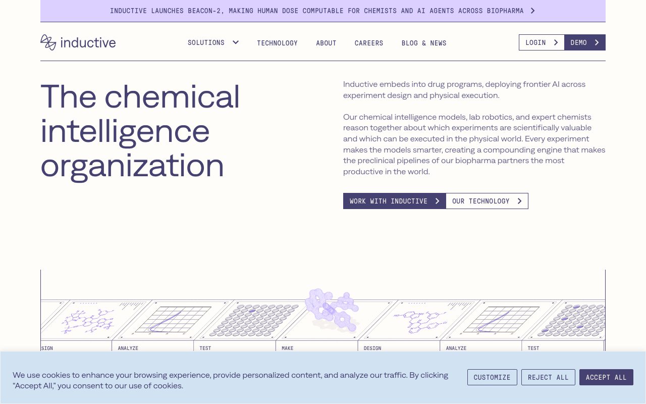 Inductive Bio website