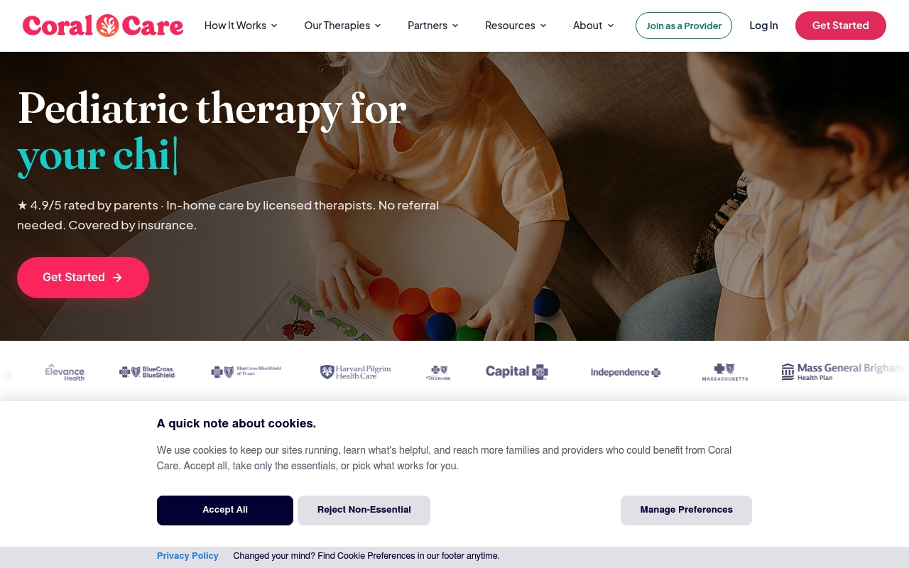 Coral Care website